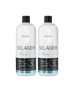 Kit 2 Selagem 3d Borabella Semi Definitiva Orgânica sem Formol 1 Litro