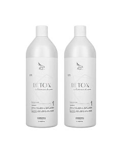 Kit 2 Shampoo Anti-resíduos Detox Zap Limpeza Profunda 1 Litro