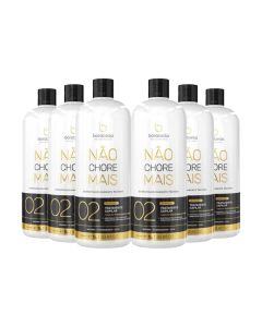 Kit 6 Escovas Progressivas Borabella Não Chore Mais Orgânica 1 Litro
