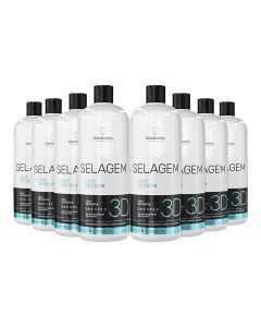 Kit 8 Selagem 3d Borabella Semi Definitiva Orgânica sem Formol 1 Litro