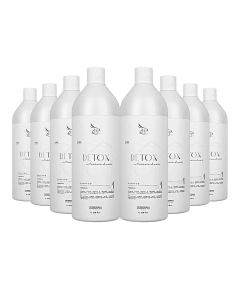 Kit 8 Shampoo Anti-resíduos Detox Zap Limpeza Profunda 1 Litro